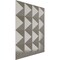 Ekena Millwork 19 5/8in. W x 19 5/8in. H Cornelia EnduraWall Decorative 3D Wall Panel Covers 2.67 Sq. Ft. WP20X20CNBCR - alternate 6